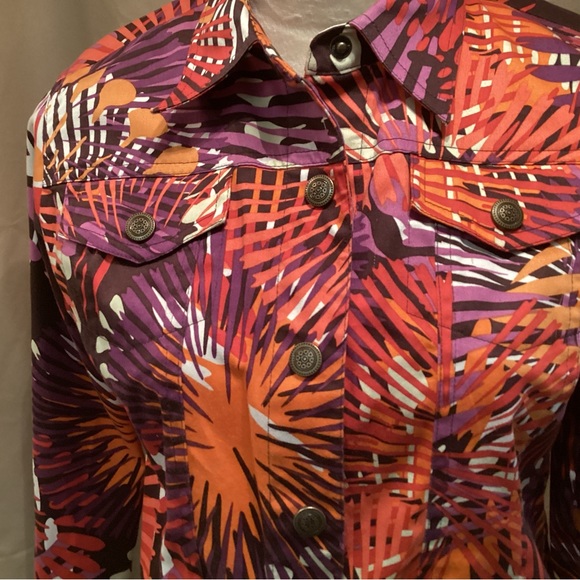 Lark Lane light weight jacket size 4P multiple colors ( orange,red,purple) - Picture 5 of 9